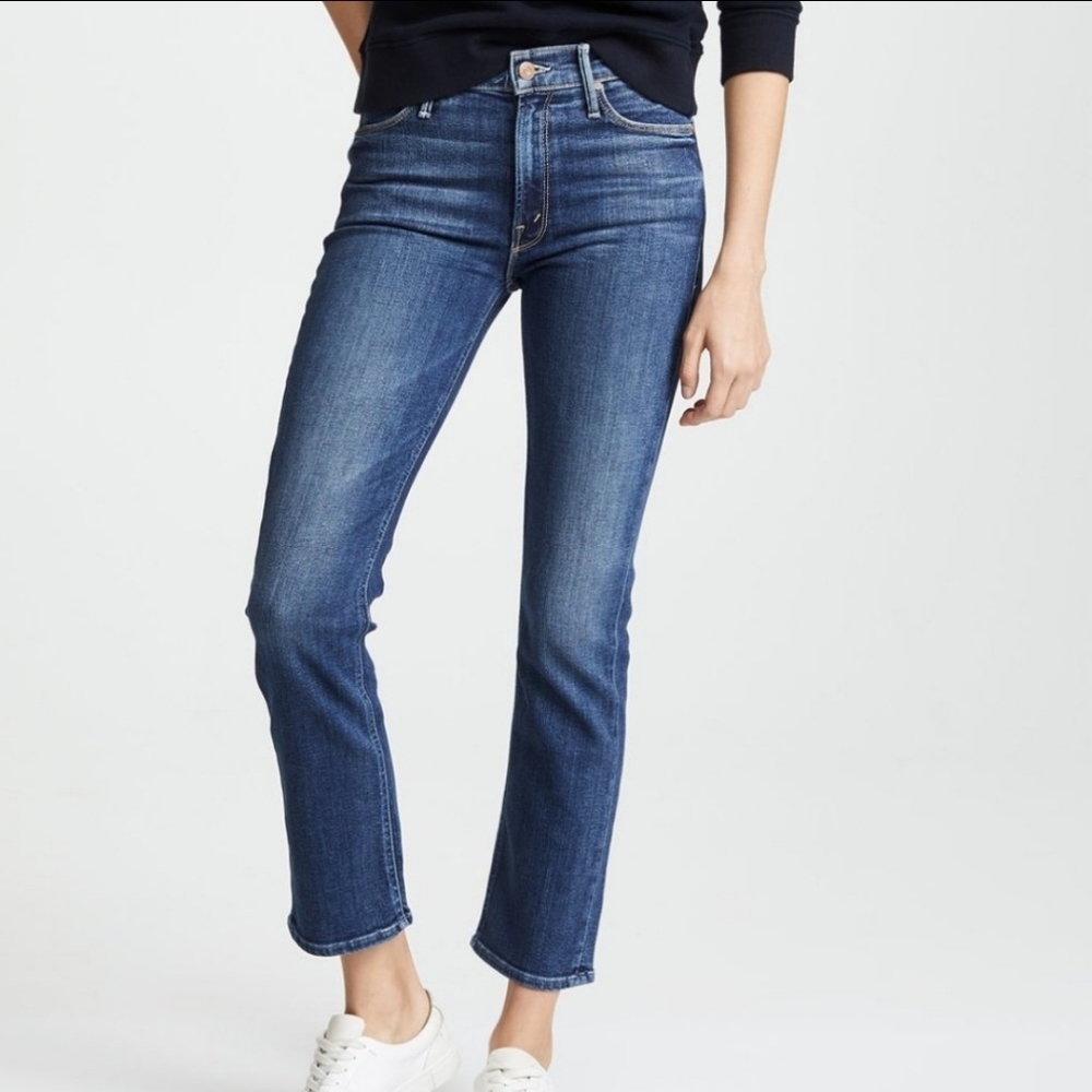 Mother The Mid Rise Dazzler Ankle Jean